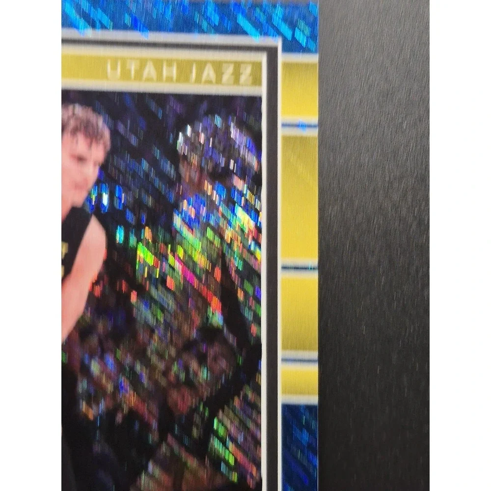 2024-25 Panini NBA Hoops Lauri Markkanen #121 Blue Shimmer /299 Utah Jazz